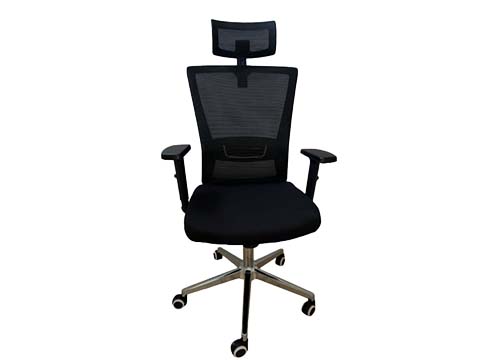 SILLA GERENCIAL C/BRAZOS AJUSTABLES NEGRO C/MALLA MAX 300 LBS